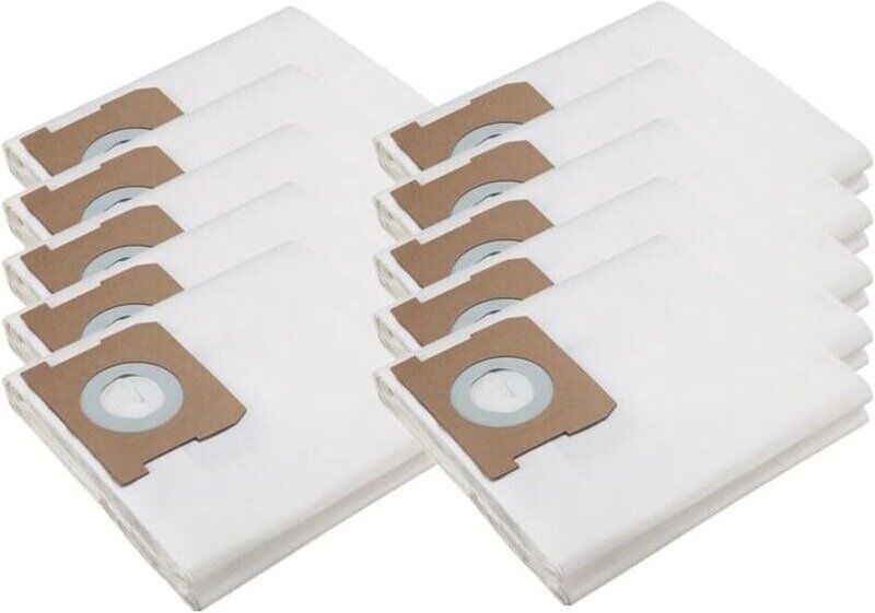 Staubsaugerbeutel, 10er-Packung Ersatz-Fleecefilterbeutel, kompatibel mit Kärcher WD1 (ersetzt Teilenummern 2.863-297.0)...