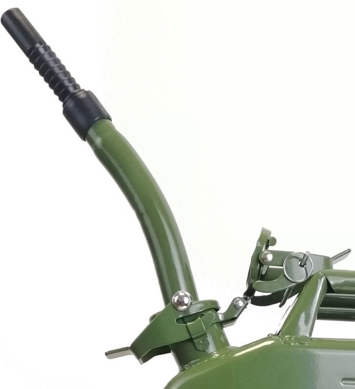 2x Ausgießer olivgrün Einfüllstutzen für Metallkanister Benzinkanister Kanister