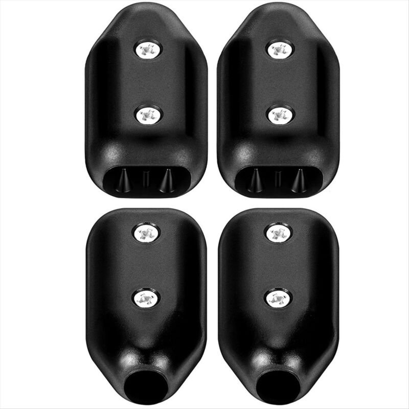 4 Stück Seilklemmen, wiederverwendbare Klemme 3/8-Zoll-Verbinder, geeignet für 7-8 mm Nylon- oder ge