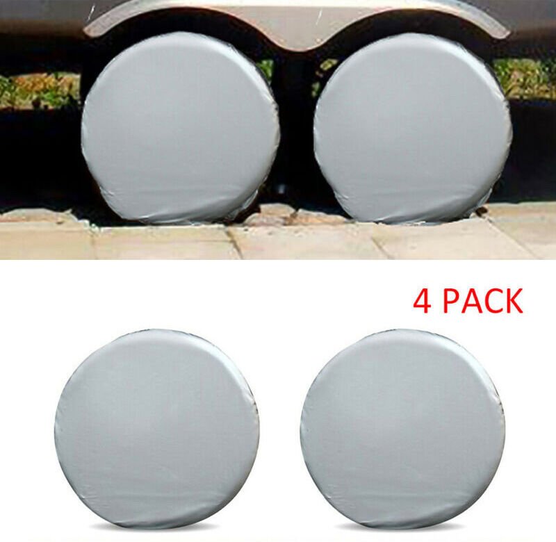 Satz von 4 Reifenhüllen für Wohnmobile – Durchmesser 73 cm für Anhänger, Wohnmobile, Autos, Lastwagen und Wohnmobile