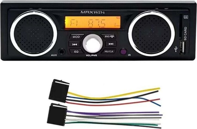 1-DIN-Autoradio mit MP3-Wiedergabe, Bluetooth, Freisprecheinrichtung und Stereoanlage