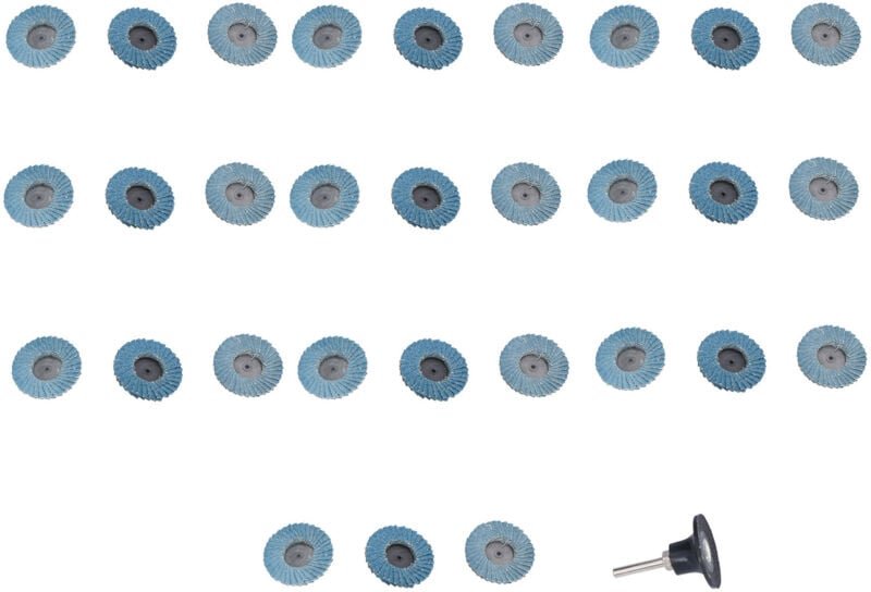 40er-Körnung Lamellenscheibe, 2 Zoll/5 cm Lamellenscheibe zum Schleifen, Polieren und Mischen.