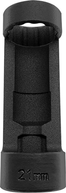 Federbeinmutterbolzen, 12-Punkt 1/2'' Antrieb Fahrwerkswerkzeug Autoreparatur (21mm schwarz).