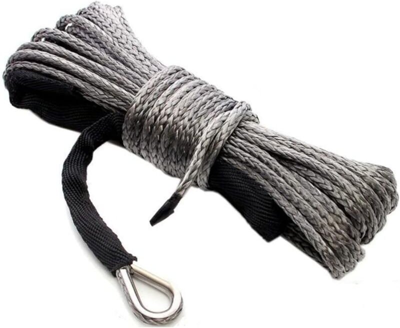 Synthetische Winde 7700 lbs – 6 mm x 15 m Kabel für atv und Camping - Ahlsen