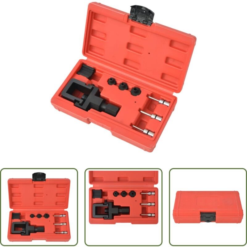 vidaXL Kettennieten - 8-tlg. Motorradketten Trenn- und Nietwerkzeug Set