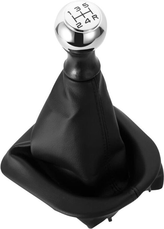 Schaltknauf kompatibel mit Schaltsack für Peugeot 207, 307, 308, 607, 608 und Citroen C3, C4, C5