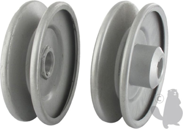 Keilriemenscheibe mit anpassbarem Nabenanschluss für Murray. Originalersatz: 21096. Außendurchmesser: 95,25 mm, Innendur...