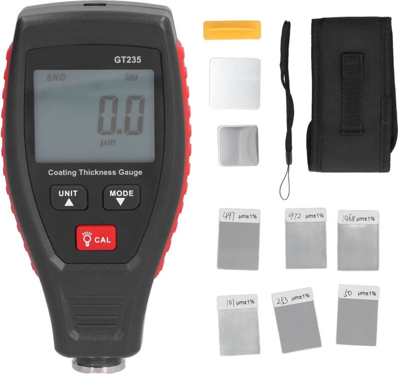 GT235 Schichtdickenmessgerät, tragbares, hochpräzises Prüfgerät für die Dicke von Autolackfilmen.