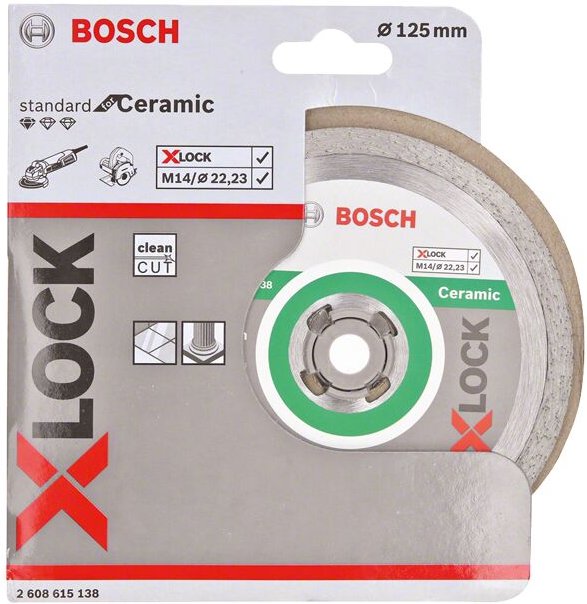 Bosch Professional X-LOCK DIA-TS 125x 22,23 StC (2608615138)