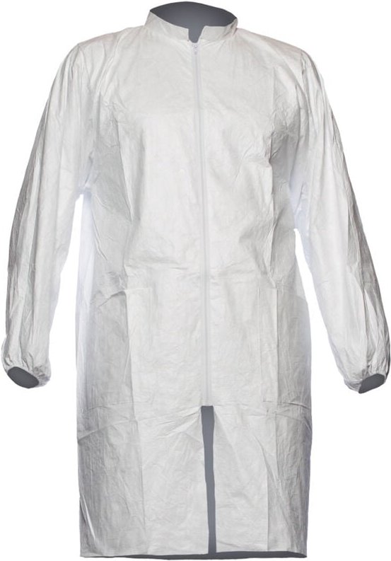 Gr .M (50/52) TYVEK® 500 LABORKITTEL weiß TYVEK 500 LABCOAT