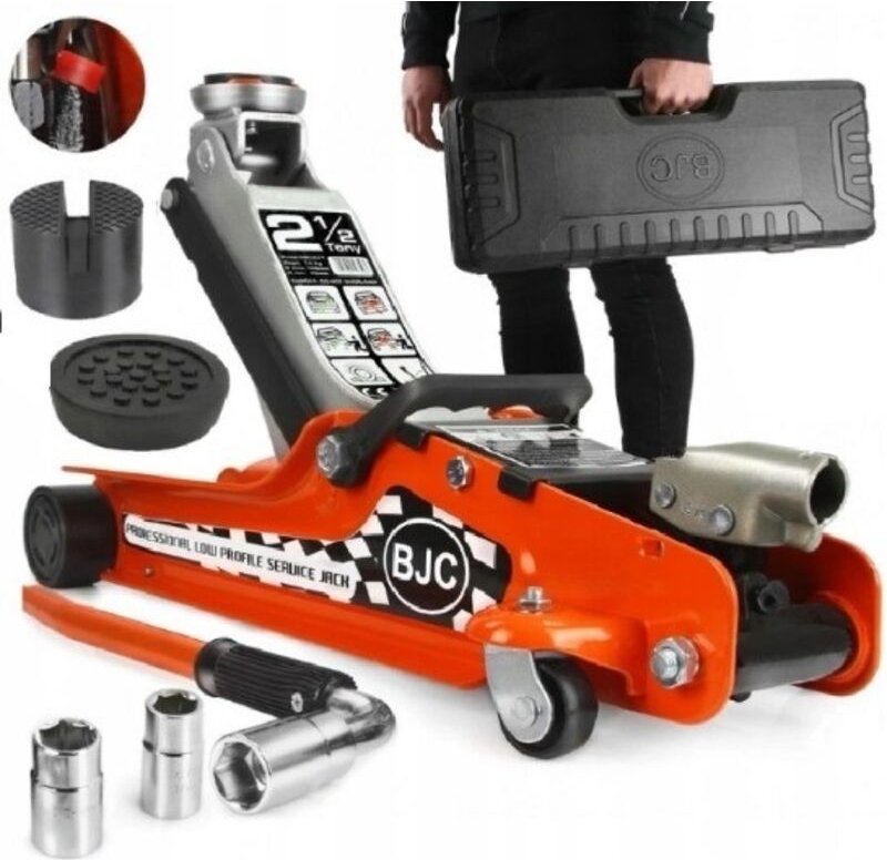 BJC Wagenheber Autoheber Rangierwagenheber 2,5T 420mm Heber PKW Hydraulikheber + Koffer