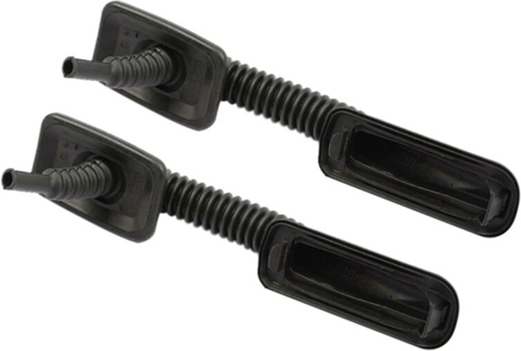 Tlily - 2 StüCk AutotüR-Seitenplatten-EinfäDelhüLle, TüRkabelhüLle für 5N0 959 843 5N0959843B