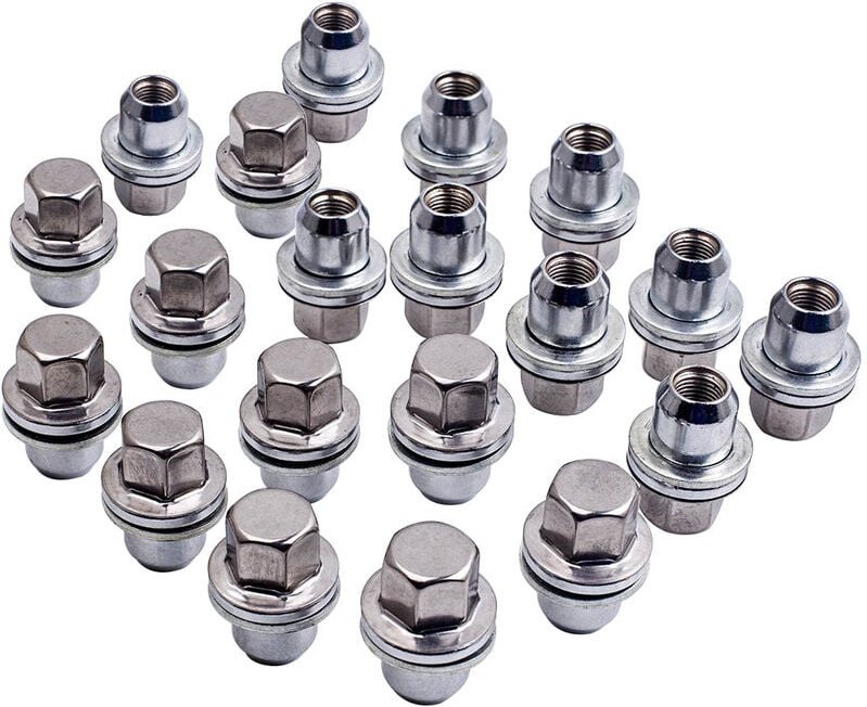 20x Radmutter Für Range Rover L322 Discovery 3 & 4 / Sport LR06812620x Radmuttern Edelstahl for RANGE ROVER SPORT & L322...