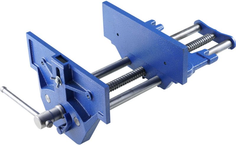 Mophorn - Schraubstock für die Holzbearbeitung, 13-Zoll-Schraubstock, robustes Gusseisen, 10,6 Zoll Backenbreite, Schnel...
