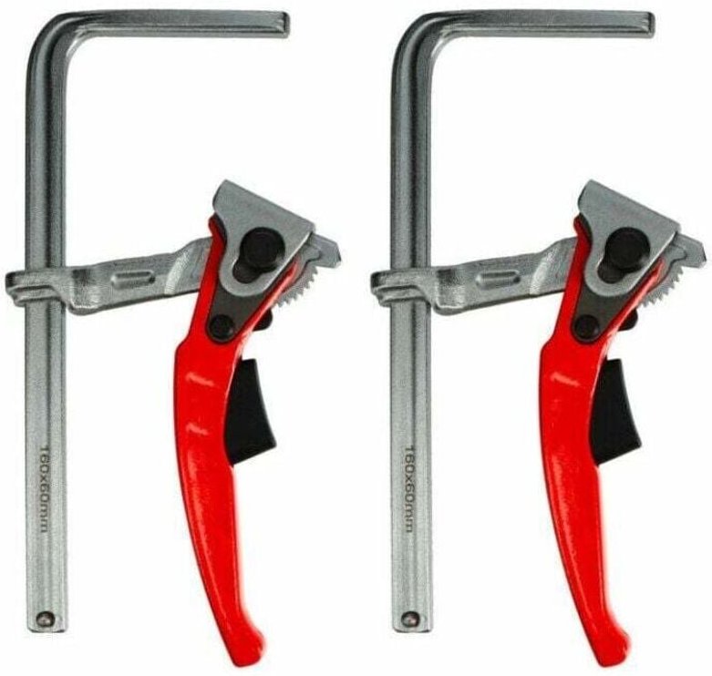 300mm X2 Schnellhebelklemme passend für Führungsschiene, 300x60mm RWCerre Gelenk