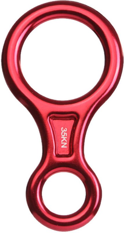 Abseilgerät mit Achter-Motiv, 35 kN, Abseilring zum Klettern, Abseilen, strapazierfähig, für Rettung beim Klettern, Abst...