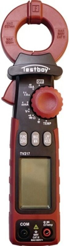 Testboy - Leckstromzange tv 217 Messber.1µA – 150A(AC) Zangenöffnung 27mm tv 217