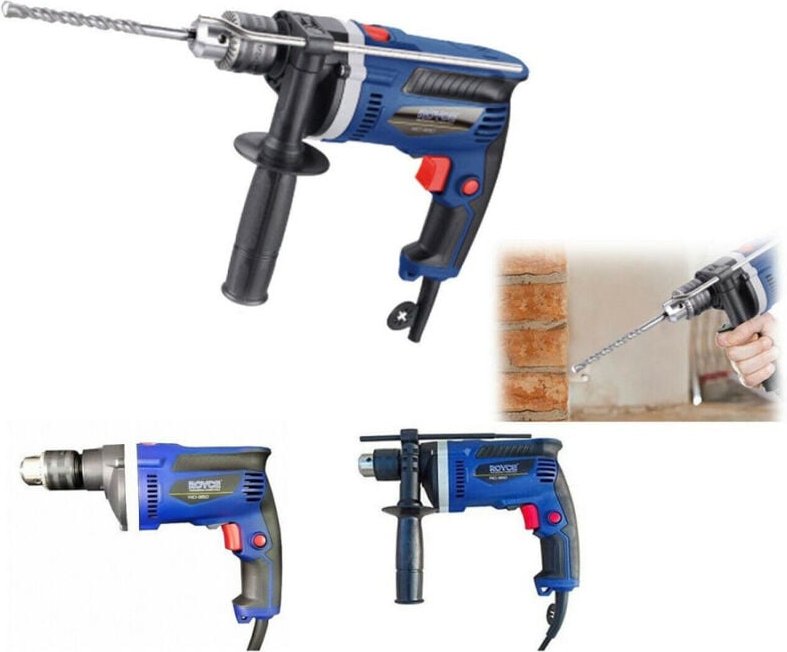 Trade Shop Traesio - Trade Shop - elektrischer schlagbohrschrauber 950W watt 3000RPM 13MM futter -