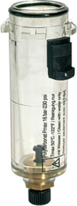 Polycarbonatbehälter m. Handablassventil, bg 2, g 1/2, g 3/4, g 1 - Riegler