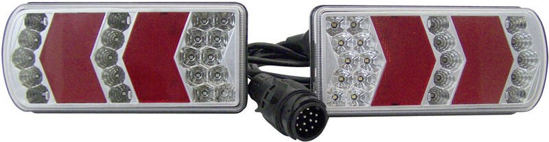Berger&schröter - Anhänger-Beleuchtungsset 13-polig Blinker, Bremslicht, Kennzeichenleuchte, Nebelsc