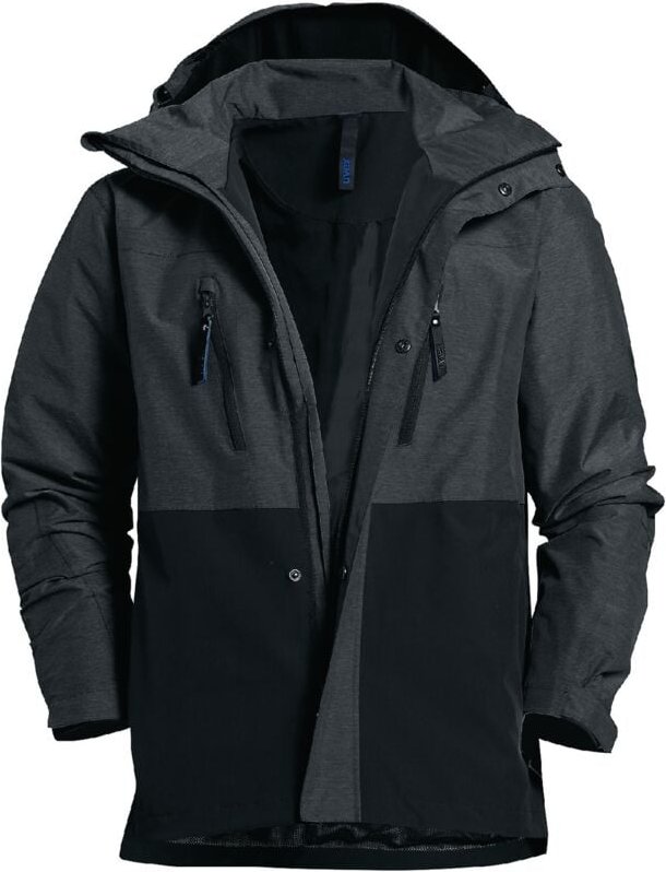 Uvex Suxxeed Herren-Arbeitsjacke - Dunkelgraue Männer-Wetterjacke - Schutz vor Wind & Regen: XXXL