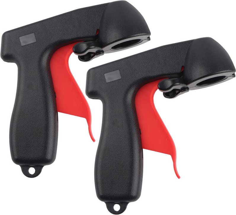 Eosnow 2-teiliges ABS-Spritzpistolen-Werkzeug-Zubehör-Set mit Lackgriff für Dekoration, Malerei, DIY