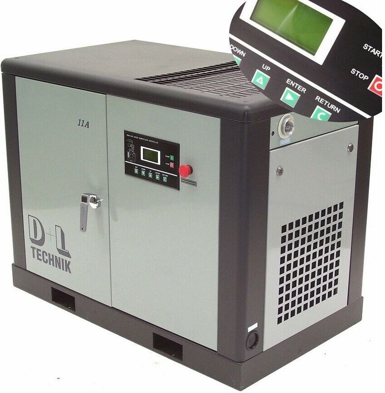 Schraubenkompressor Druckluftkompressor 11kW 1400L 10b Schraubenverdichter 05132