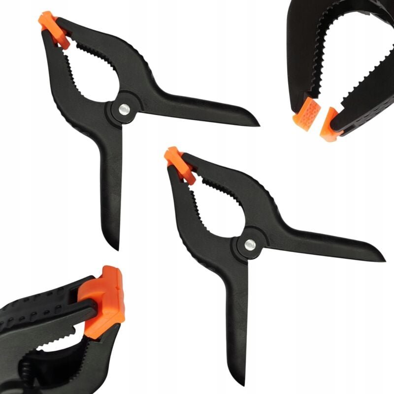 Zimmermannszwinge Federzwinge 110mm Modellierklammer STARK 2er Set