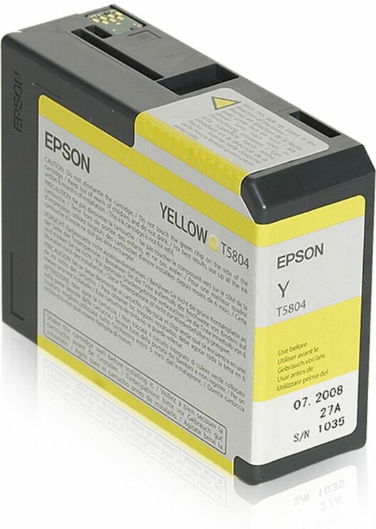 Epson C13T580400 Druckerpatrone T5804 gelb (C13T580400)