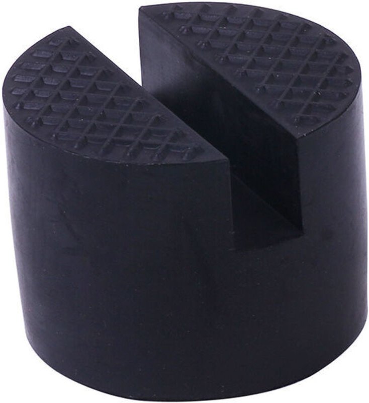 Universal-Gummi-Wagenheberadapter Schwarz 5x5x3,8cm