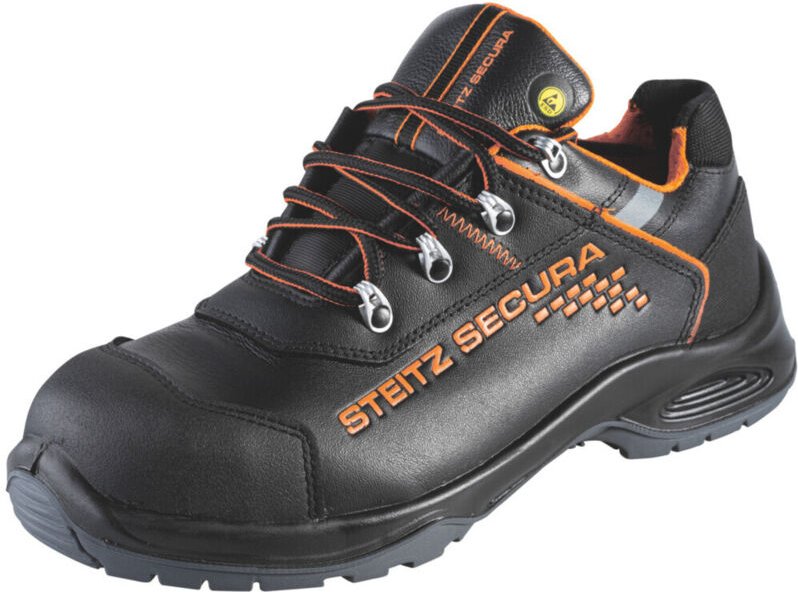 STEITZ SECURA Halbschuh schwarz/orange VX 7500, S3 XB, EU-Schuhgröße: 46