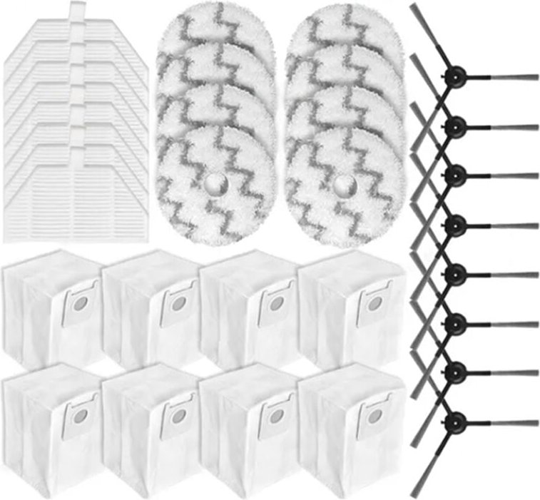 Für eva SDJ06RM Teile Seite Pinsel Filter Mopp Tuch Staub Tasche