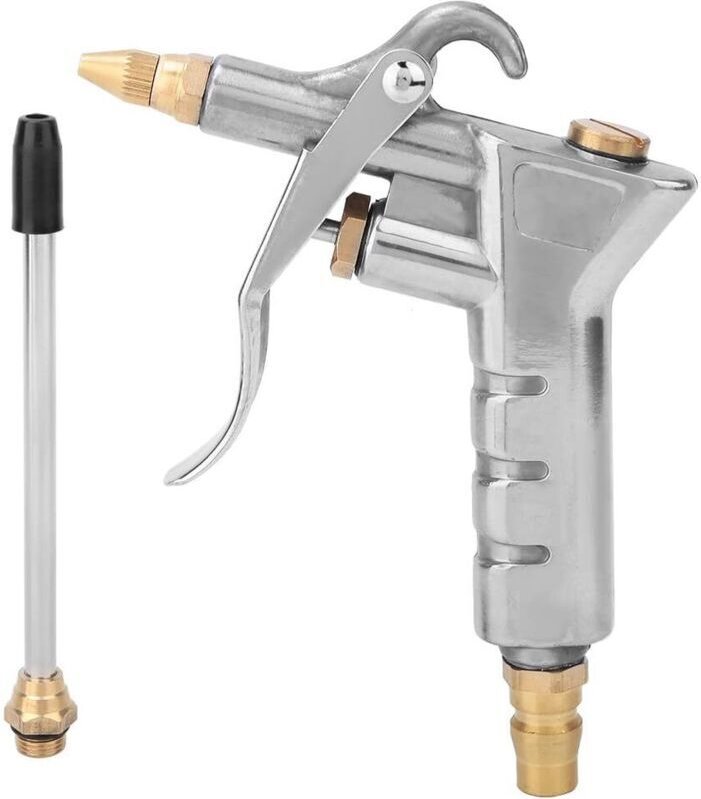 Leistungsstarke Ausblaspistole aus Aluminiumlegierung mit 1 Düse, Gebläse, Reinigungspumpe, Luftkompressor-Werkzeug