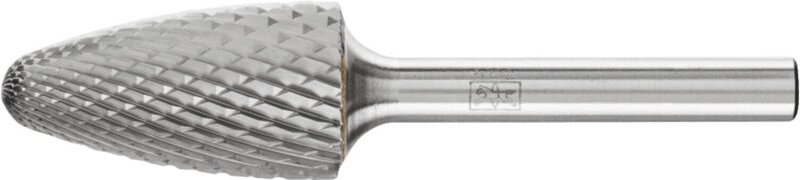 Thumbnail - Pferd - Hartmetall Frässtift Rundbogen rbf ø 16x30mm Schaft-Ø 6 mm Z4 universal mittel fein