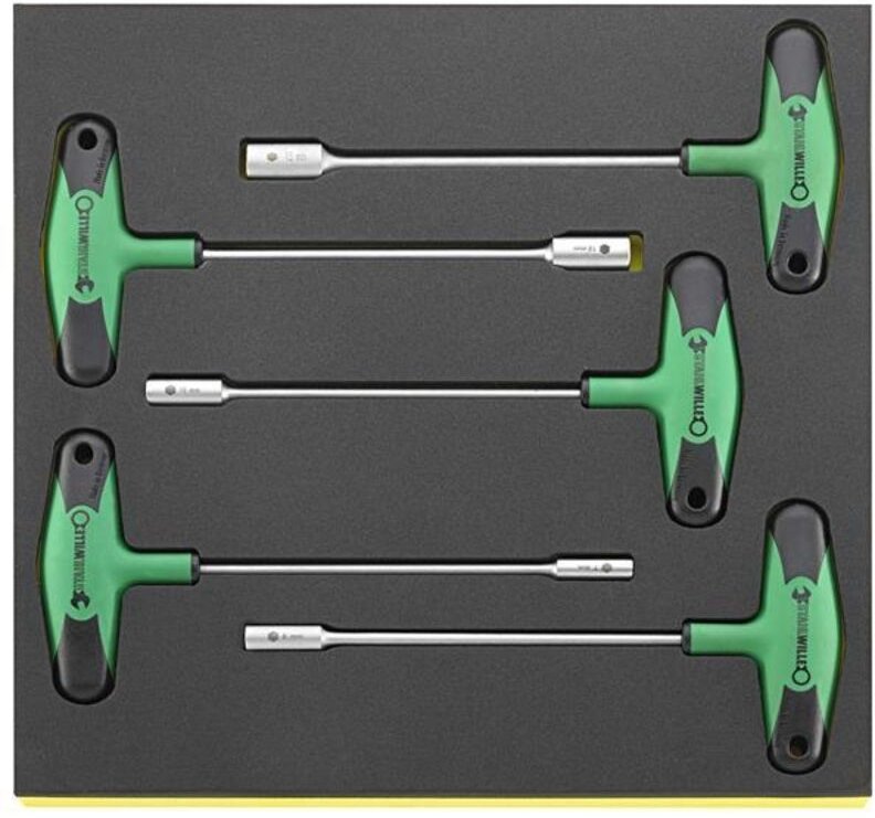 Stahlwille TCS 12507-2K/5 Sechskant-Steckschlüssel DRALL-GRIFF