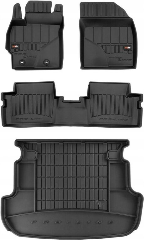 SET 3D Gummi-Fußmatten Toyota Corolla E14 E15 Kombi 2006-2013