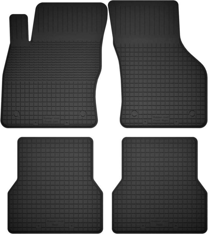 Gummi-Automatten, 4er-Set, Universalmodell: Fiat 500X II Crossover (2018-)