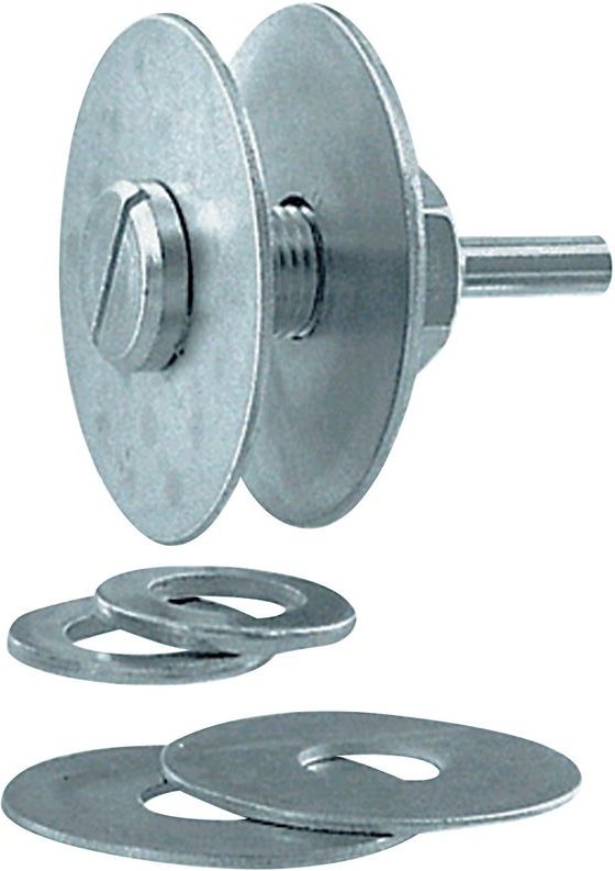 3M - Spannschaft mn-ac passend für Grobreinigungsscheiben Schaft-Ø 6 mm für Bohrungs-Ø 12,7 mm