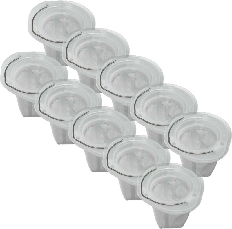 vhbw 10x Staubsaugerfilter kompatibel mit Black & Decker Dustbuster DVJ315B-QW, DVJ315J-QW, DVJ320 Staubsauger - Schmutz...