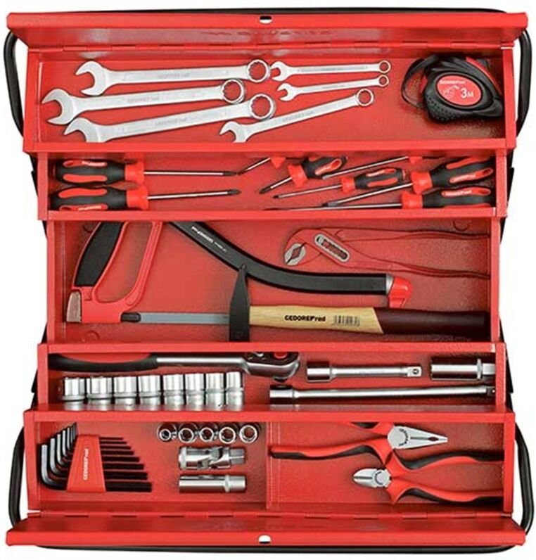 Gedore - R21600072 Werkzeugsatz basis in Wkzeugkasten 72-teilig