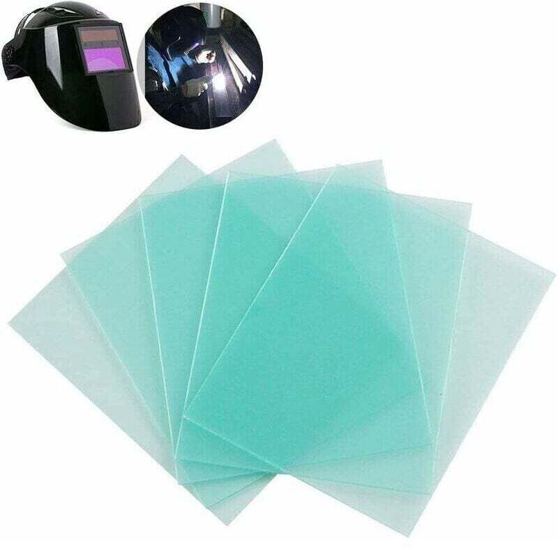 Packung mit 10 Ersatzlinsen für Schweißhelme mit variabler Lichtstärke – 110 x 90 mm – Für industrielle Schweißarbeiten