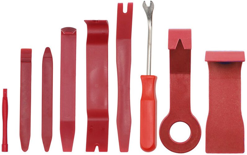 9-teiliges Werkzeugset zum Entfernen von Verkleidungen, Werkzeugset zum Entfernen von Verkleidungen für Autoteile/Radio/...