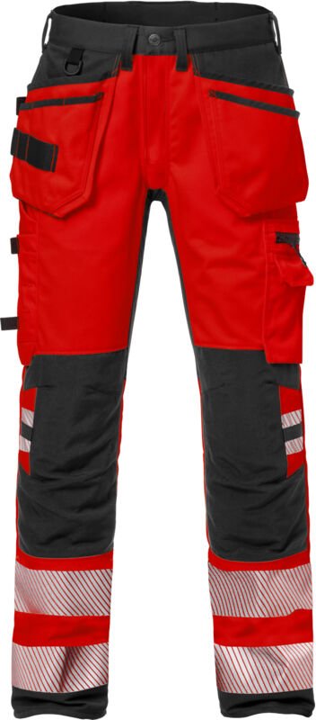 Fristads 127734-396-C44 High Vis Handwerker Stretch-Hose Kl. 2 2707 PLU Warnschu