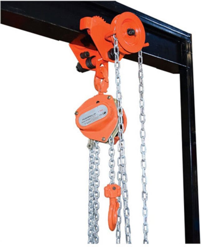 Handkettenzugwagen – Tragfähigkeit 2000 kg / Einstellbereich 76 bis 165 mm - GE20