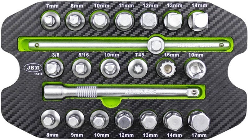 JBM - EVA-Modul mit Satz von 22 Auffangsteckdosen 15018