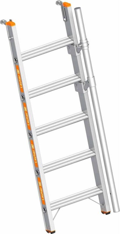 Layher LKW Leiter 1070 mit ausziehbarem Handlauf 5 Stufen