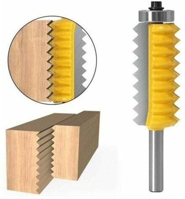 8-mm-Schaft-V-Fräser für Holzzapfen, Zapfenfräsmaschine (Größe: 8 x 19 x 54)