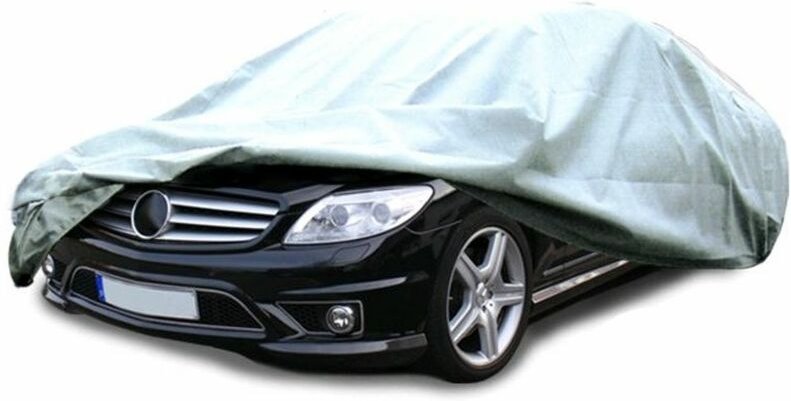 ECD Germany Ganzgarage Größe L 482 x 178 x 119 cm - 4 Lagig - Atmungsaktiv - Wasserdicht - Staubdicht mit UV Schutz - Au...