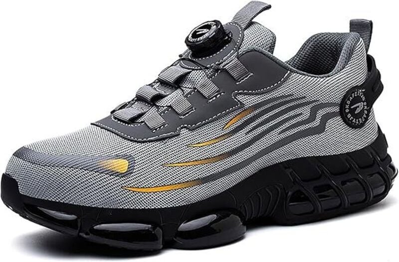 S3 Sicherheitsschuhe, leicht und atmungsaktiv, stylische Zehenschutzkappe mit Drehfunktion, sportliche Schuhe, stoß- und...