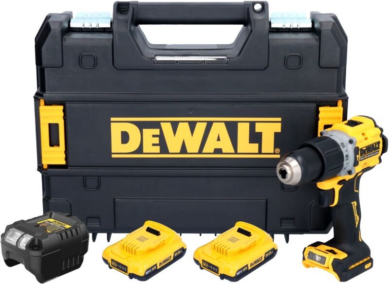 Dcd 805 D2T Akku Schlagbohrschrauber 18 v 90 Nm Brushless + 2x Akku 2,0 Ah + Ladegerät + tstak - Dewalt